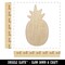 Pineapple Doodle Unfinished Wood Shape Piece Cutout for DIY Craft Projects